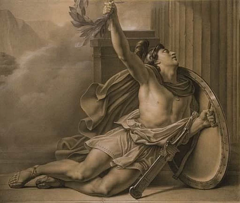 Filippide annuncia la vittoria di Maratona